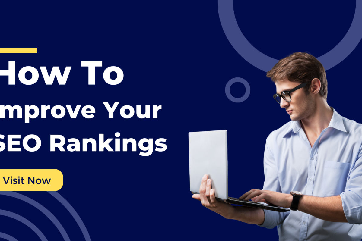 Gulf Blue Simple Professional How To Improve Your SEO Rankings Blog Banner Digital Paltan